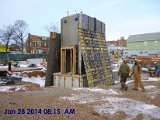 Elevator 5 - 6 with Shear Wall Formwork awaiting Erection.JPG